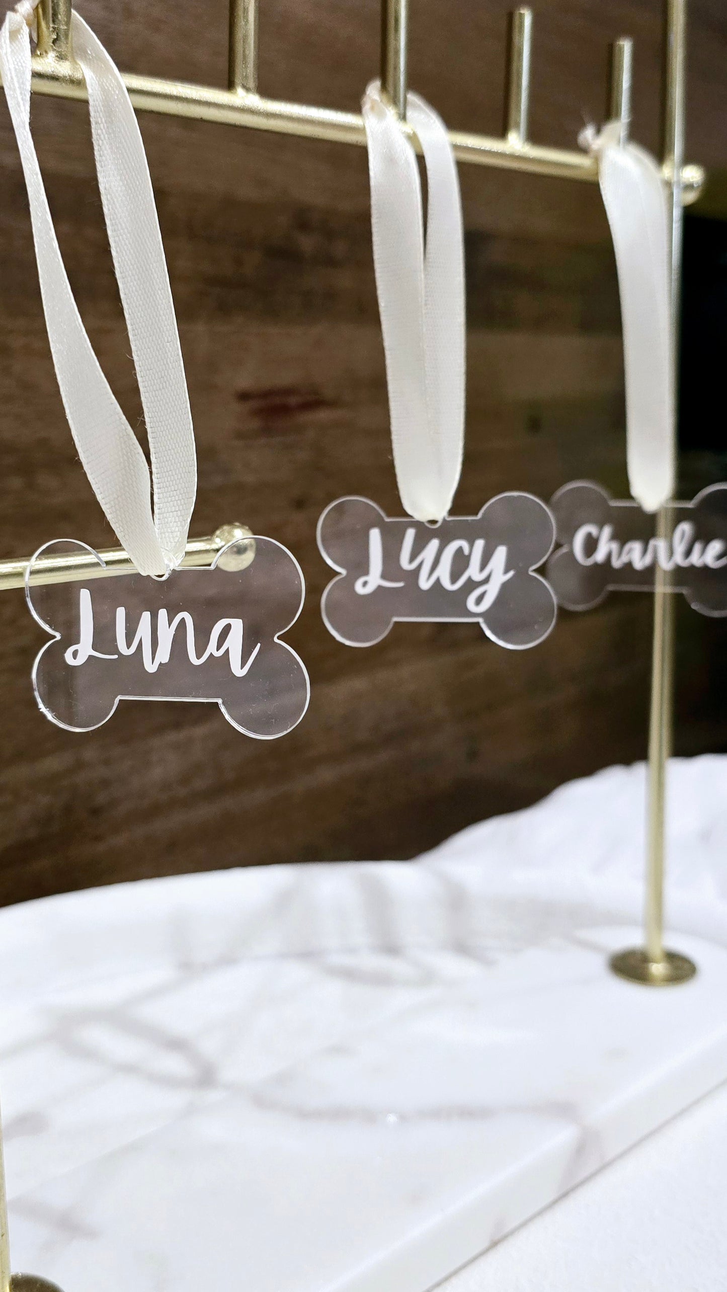 Personalised Bone Ornaments